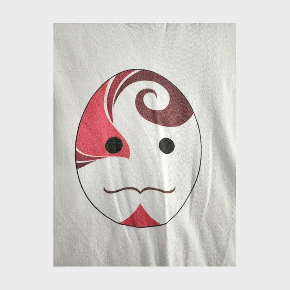 Naruto Shippuden Anime Anbu Mask III White T Shirt size Med - Picture 2 of 4
